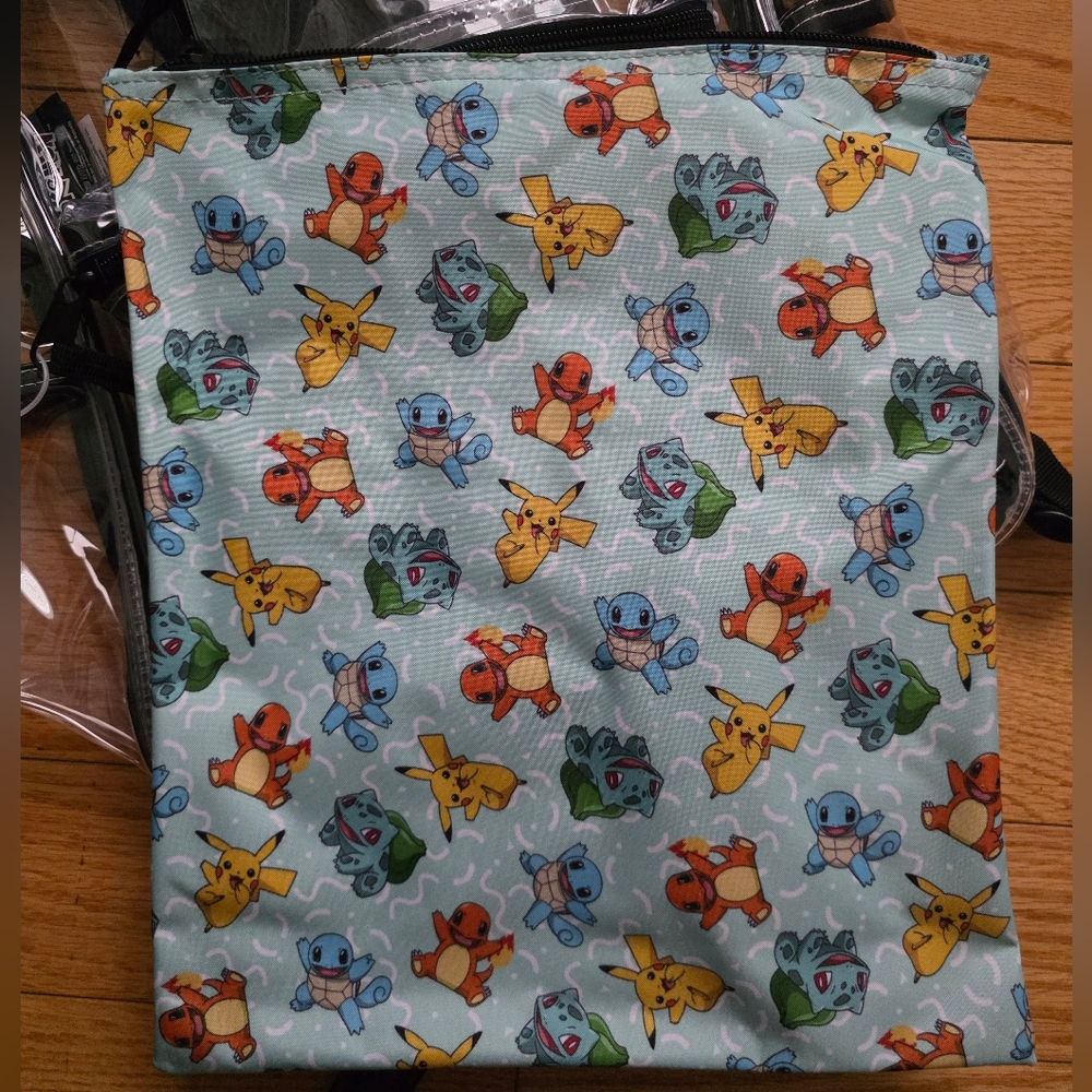Pokemon Clear Backpack with Removable Pouch Plus Bonus Trading Card Fun Pack - Picture 10 of 15